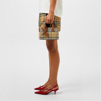 BURBERRY Checked Mini Bowling Bag Women Vntg Chk A9534  for sale