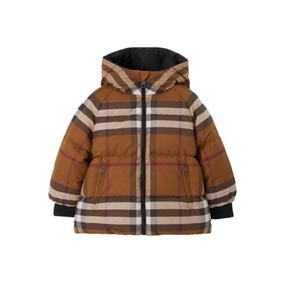 BURBERRY Checked Reversible Jacket Junior Kids Brown B2709  for sale