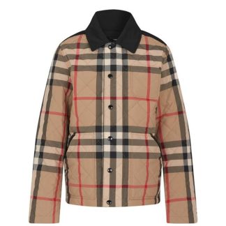 BURBERRY Children'S Renfred Quilted Jacket Kids Arc Check A7028  for sale