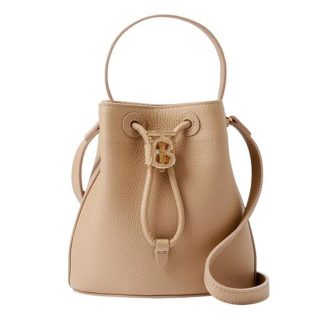 BURBERRY Drawstring Mini Bag Women Oat Beige B4741  for sale