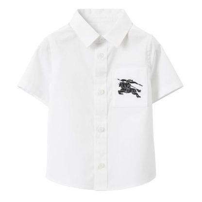 BURBERRY Ekd Shirt Kids White A1464  for sale