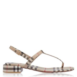 BURBERRY Emily Sandals Women Arc Beige A7028  for sale