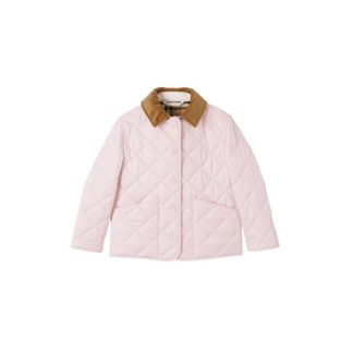 BURBERRY Girls Daley Quilted Jacket Kids Quilted Coats Pink A2889 for sale