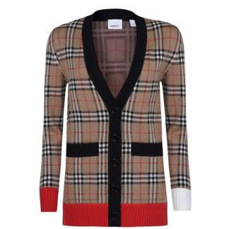 BURBERRY Glaisnock Cardigan Women Arc Beige A7026  for sale