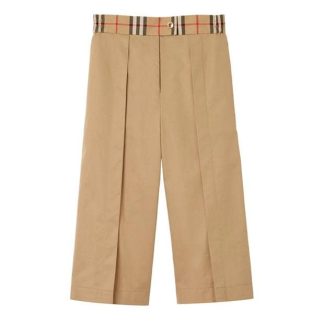 BURBERRY Hermia Check Trousers Kids Beige A7026  for sale