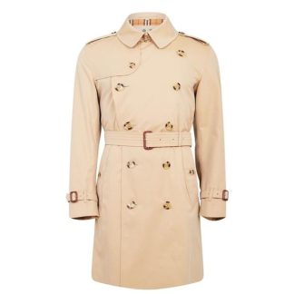 BURBERRY Kensington Trench Coat Men Trench Coats Honey A1366 for sale