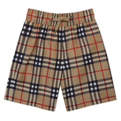 BURBERRY Malcolm Check Swimming Shorts Kids Arc Check A7028  for sale