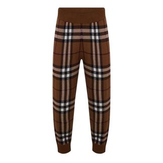 BURBERRY Marley Check Jogging Bottoms Men Birchbrwn A8900  for sale