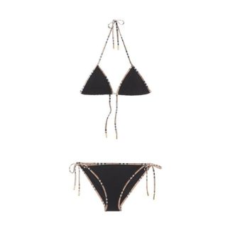 BURBERRY Mata Triangle Bikini Women Black A1189  for sale