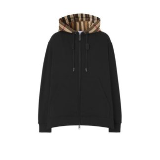 BURBERRY Melodie Check Oth Hoodie Women Black A1189  for sale