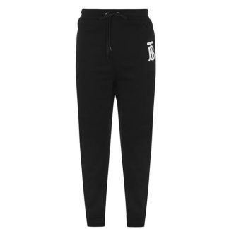 BURBERRY Monogram Motif Jogging Bottoms Men Black A1189  for sale