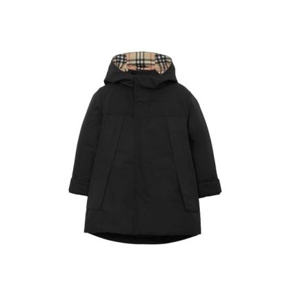 BURBERRY Myles Reversible Jacket Junior Kids Black A1189  for sale