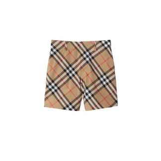 BURBERRY Oscar Checked Shorts Juniors Kids Beige  B9368  for sale