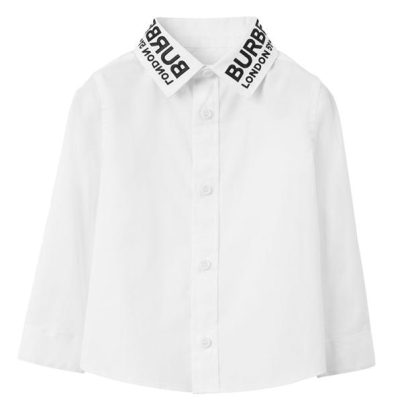 BURBERRY Oxford Shirt Babies Kids White A1464  for sale