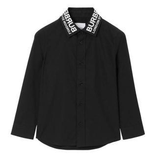 BURBERRY Oxford Shirt Boys Kids Oxford Shirt - Long Sleeve Black A1189 for sale