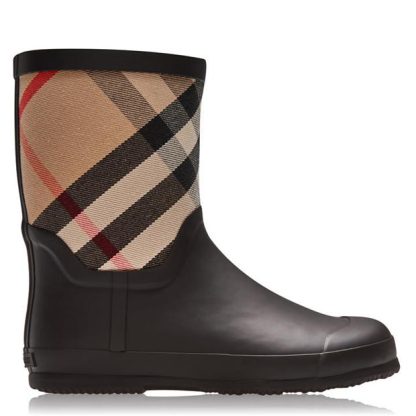 BURBERRY Ranmoor Wellingtons Kids Arc Beige A7026  for sale