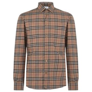 BURBERRY Simpson Shirt Men Patterned Shirt - Long Sleeve Arc B Chk A7028 for sale