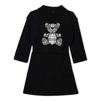 BURBERRY Talbot Teddy Bear Dress Kids Black A1189  for sale