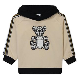 BURBERRY Talbot Teddy Bear Hoodie Kids Almond B1909  for sale