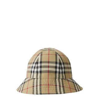 BURBERRY Vintage Check Bucket Hat Women Arc Beige A7028  for sale