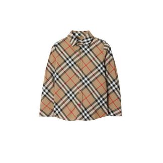 BURBERRY Vintage Check Shirt Junior Boys Kids Oxford Shirt - Long Sleeve Beige  B9368 for sale