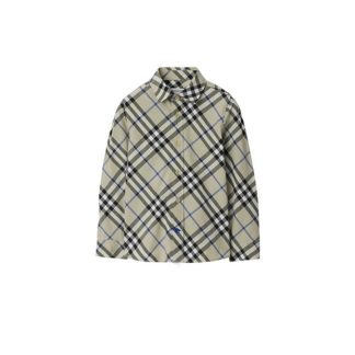 BURBERRY Vintage Check Shirt Junior Boys Kids Oxford Shirt - Long Sleeve Lichen B9629 for sale