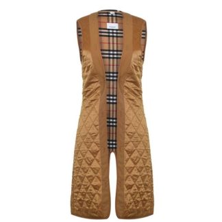 BURBERRY Warmer Gilet Women Antiq Chk A5145  for sale