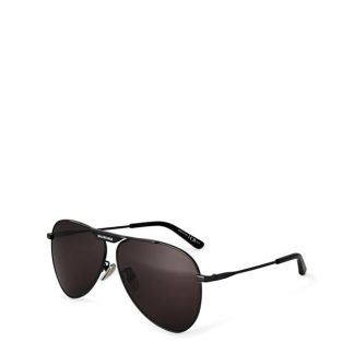 Balenciaga BALENCIAGA SUNGLASSES BB0244S Unisex Aviator Sunglasses GREY for sale