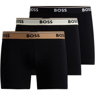 Boss 3-pack Boxer Shorts Men Boxer Briefs Blk/Blk/Blk 982 for sale