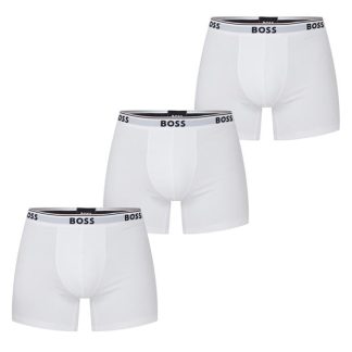 Boss 3-pack Boxer Shorts Men Boxer Briefs White 100 for sale