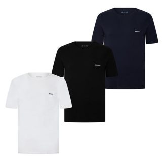 Boss 3-pack Classic T-shirts Men Regular Fit T-Shirts Blk/Wht/Nvy984 for sale