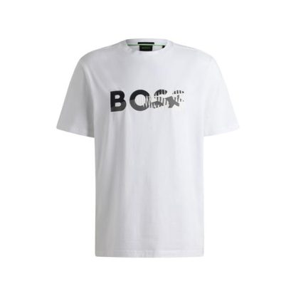 Boss 8 10259046 01 Men Regular Fit T-Shirts White 100 for sale