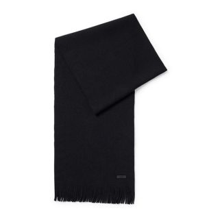 Boss Albas Knitted Scarf Unisex Knitted Scarves Black 001 for sale