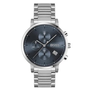 Boss BOSS Integrity  Bracelet Watch Unisex Analogue Quartz Watches Silver/Blue for sale