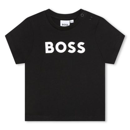 Boss Babies Large Logo T Shirt Kids Regular Fit T-Shirts Black 09B for sale