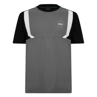 Boss Block Colour T-Shirt Men Medium Grey  for sale