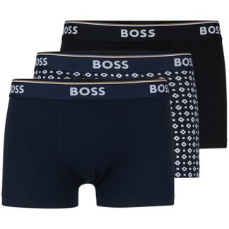 Boss Bodywear 3 Pack Power Boxer Shorts Men Trunks AOP/Nvy/Nvy 977 for sale