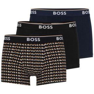 Boss Bodywear 3 Pack Power Boxer Shorts Men Trunks BlkWht/Navy/Blk for sale