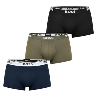 Boss Bodywear 3 Pack Power Boxer Shorts Men Trunks Grn/Blk/Blk 979 for sale