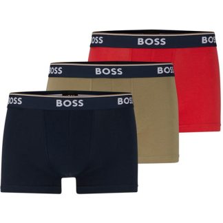 Boss Bodywear 3 Pack Power Boxer Shorts Men Trunks Red/Nvy/Grn968 for sale