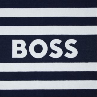 Boss Boss Beach Towel Fashion 10249702 0 Unisex Navy 413  for sale