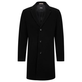 Boss Boss H-Hyde-C-224 10245109 01 Men Trench Coats Black 001 for sale