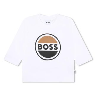 Boss Boss LS Tee In34 Kids White 10P  for sale