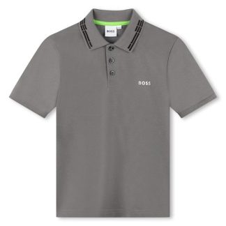 Boss Boss Lgo Polo Jn42 Kids Med Grey 036  for sale