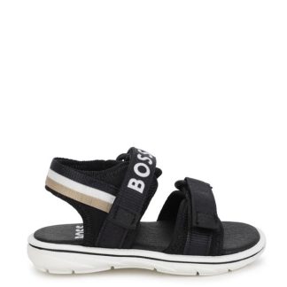 Boss Boss Lgo Sandals In32 Kids Black 09B  for sale