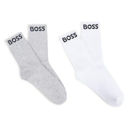 Boss Boss Lgo Socks Jn42 Kids Ankle Socks Grey A32 for sale