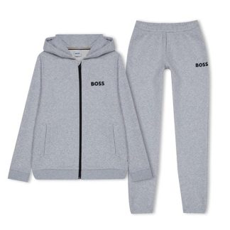 Boss Boss Lgo Tracksuit Jn34 Kids Clothing Sets Grey A32 for sale