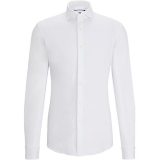 Boss Boss P-Hank-Spread-C1-222 10253542 Men Plain Shirt - Long Sleeve White 100 for sale