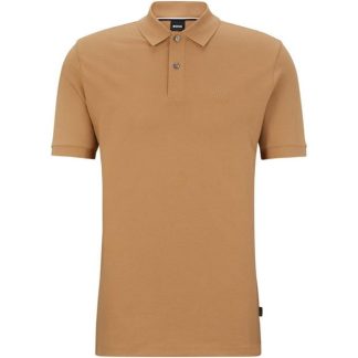 Boss Boss Pallas 10241531 02 Men Short Sleeve Polos Medium Beige for sale