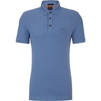 Boss Boss Pallas 10241531 02 Men Short Sleeve Polos Open Blue for sale